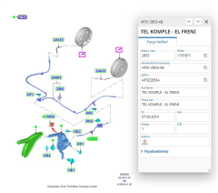 El Fren Tel Ön  Courier Transit 14  ( TRT5023273 - AP312853AB)