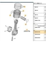 Boxer Jumper 3 Piston Sekman Std 0 20 Kısa Euro 5 (8772755Std1-9800484180-Bk2Q6105Aa)
