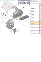 Hava Filtre Ara Kazan 206 (1440.C8)