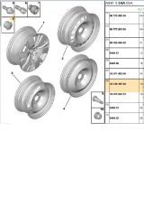 Bijon Kapağı 206-207-208-301-307-308-407-C4-C3-C2(1611818780-BPE309466)