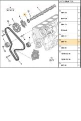 Eksantrik Keçe DW4-DW6 C2 C3 C4 C5 C-Elysee-Nemo-Berlingo 206 207 301 307 308 Bipper-Partner-Tepee(SKT041151-023675-080728)