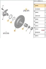 Arka Disk 3008 308 5008 Partner Tepee Cıtroen Berlingo C4 II DS4 DS5 (4249.46)