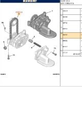 Yağ Pompa Zinciri 206 207 307 C2 C3 C4 TU3-ET3 (103314-09403)