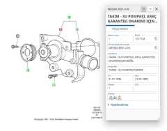 Devirdaim Escort Clx1.6-Zetec 96>99 ( BUG PA-6004 - 928X 8591 A1B )