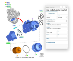 Yağ Soğutucu Üst Petek 1.6 D Courier Focus Fiesta 206 208 301 307 308 2008 3008 Partner C3 C4 Berlingo ( KALE344515 - 3M5Q6A642AA )