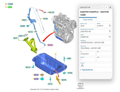 Yağ Karteri 1.6 D - 15 D  Courier Focus Fiesta Kuga 107 206 307 308 3008 Partner II C1 C2 C3 C4 C5 Berlingo II ( FSE11234010 - JX6Q6675AB )