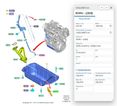 Yağ Karter Seviye Gösterge Borusu Courier Focus 11 ( AV6Q6B873AA )