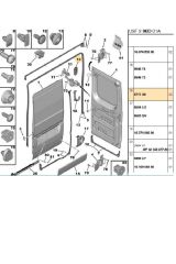 Boxer Jumper Ducato 3 Bagaj Kapak Gergi Plastiği (P8717A9)