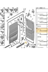 Boxer Jumper Ducato3 Arka Kapı Menteşesi Sol (P8717A8)