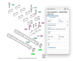 Eksantrik Keçe Ön Fiesta Focus 98>11 ( SKT046077V - 6M5G6K292BA )