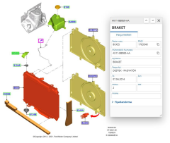Radyatör Üst Lastik Ayak Kapağı  Courier Fiesta 09 ( Y42405 - AV118B069AA -8V518B069BD )