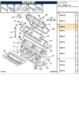 Silindir Kapak Contası 5 Tırnak Partner Berlingo 1,42M DW8 (0209X4-42173006)