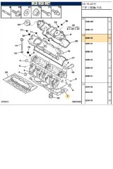 Silindir Kapak Contası 5 Tırnak Partner Berlingo 1,42M DW8 (0209X4-42173006)