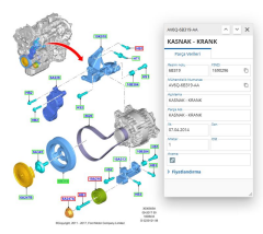 Krank Kasnak  Courier Focus Fiesta 206 207 208 307 308 3008 C2 C3 C4 Xsara Bipper Nemo Berlingo Partner Tepee 02 ( 0515T3 -AV6Q6B319AA)