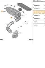 Hava Filtre Takoz Lastik (2 Adet Gönderilir) 301 308 Partner Tepee EURO5 (TR1623159380-MH13105-BRS1422PG-1623159380-1422A4)