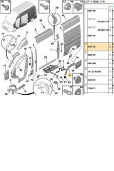 Boxer Jumper Ducato3 Arka Çamurluk Sol Kuşak Teker Üst Bitapart (Bpe309654-8547X8-Brs4785)