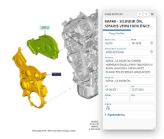 Eksantrik Plastik Kapak Alt  Courier Focus 12  ( AV6Q6L070GA )