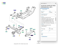 Alt Salıncak Sol (21Mm) Focus Cmax Bm 04 ( AYD 05928 - 4M51 3A424 AF )