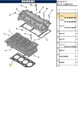 Silindir Kapak Conta 1,3 0,72MM Bipper Nemo Fiorino (1628923780)