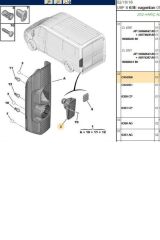 Boxer Jumper Ducato3 Euro4 Arka Tampon Alt Reflektör R (Fase22440002-510361-6350Cn)