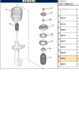 Amortisör Bilyası  206 208 3008 307 308 5008 C2 C3 (503563-VCD35002)