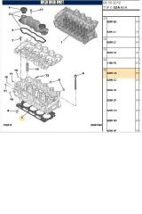 Silindir Kapak Contası DW6 2 Tırnak 207 307 308 407 5008 Partner Tepee C3 C4 C5 Berlingo (0209CA)