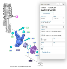 Ön Porya Bilyası  Courier Focus Fiesta Fusion Bmax  ( SKFVKBC20009 -2S6J1K018 -8V511215 -8V5J1215-98AX1215-HCPC1K018)