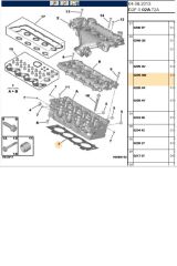 Silindir Kapak Contası DW10 1,30 307 308 407 508 607 807 Expert C4 C5 C8 Jumpy Scudo (0209AW)