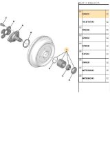 Arka Teker Bilyası  208 C- Elysee(473309-FC41950-3748A1)