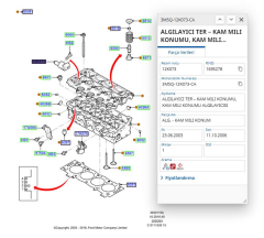 Eksantrik Mil Sensörü C.Max Focus 307 Partner 1.6Tdcı 04 ( POJ 1920.QN - 3M5Q 12K073 CA )
