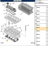 Silindir Kapak Contası DW6 3 Tırnak 207 307 308 407 5008 Partner Tepee C3 C4 C5 Berlingo (0209CC)