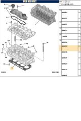 Silindir Kapak Contası DW6 3 Tırnak 207 307 308 407 5008 Partner Tepee C3 C4 C5 Berlingo (0209CC)