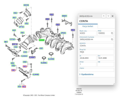 Emme Manifold Contası Focus C.Max 307 407 1.6Tdcı 03 ( IBR 19936 - 3M5Q 6C653 AA )