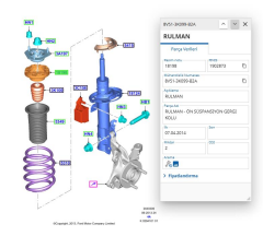 Ön Amortisor Bilya + Takoz Kit Courier Fiesta 08    ( C1BC3D122BA-AY113K155A2B - 8V513K099B2A )