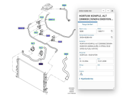 Radyatör Hortumu Alt C.Max Focus 1.6 Tdcı 04 ( UCP 13H111245 - 3M5H 8286 KH )