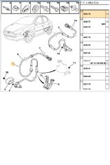 Ön Abs Sensörü 206 (4545.76-SS20022)