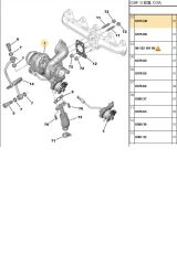 Turbo Veskeyt Müşürü 207 208 301 308 Partner Tepee EURO5 DW6 (FISPA48902-0375Q9)