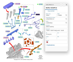 Mazot Geri Dönüş Hortumu 1.6 D  Courier Focus 11 ( ONKCM133550 - AV6Q9K022CA )