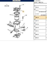 Mazot Filtre Kütük Üst 205 306 309 406 Expert Partner Berlingo Jumpy Xsara (1904.18)