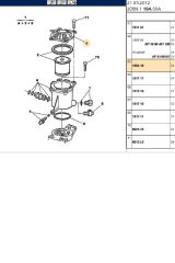Mazot Filtre Kütük Üst 205 306 309 406 Expert Partner Berlingo Jumpy Xsara (1904.18)