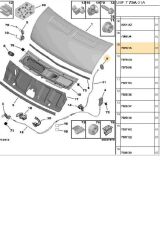 Boxer Jumper Ducato 3 Kaput Demir Dayama Klipsi Orj (P792915)