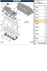 Silindir Kapak Contası Euro5 DW4 2 Tırnak 206 207 2082008 C3 (0209HH)