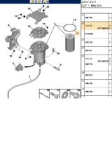Mazot Filtresi 407 607 C5 2.7HDI D17TED4 (1906.E5)