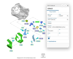 Vites Değiştirme Aparat Burç Courier Focus Connect 98 ( 97ZT7C445AE )