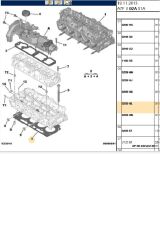 Silindir Kapak Contası Euro5 DW4 4 Tırnak 206 207 208 2008 C3 (0209HL)