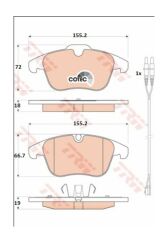 Ön Balata C5 508 (BRS1818-GDB1818)