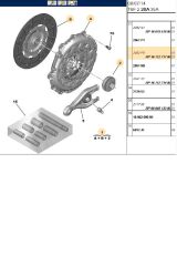 Debriyaj Seti 307 308 407 508 607 807 DW10 (1611271780-2052P3)