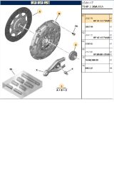 Debriyaj Seti 308 3008 407 508 5008 807 RCZ Expert Picasso C5  DS4 DS5 Jumpy DW10 (1611271880-2052P6)