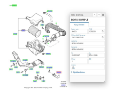 Hava Filtre Hortumu Tamir Takımı Focus C.Max 1.6 Tdcı ( FSE 11-610-021 - 7M51 6A866 AA - 7M51 9A673 AD )