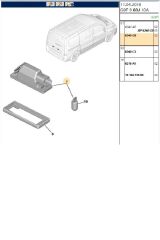 Plaka Lambası 106 307 308 406 407 (6340G9)